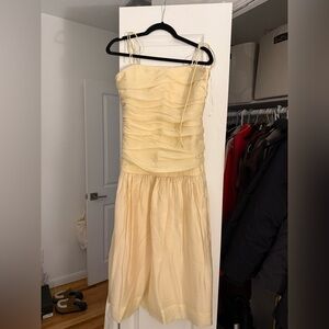 Draped Midi Dress Zara